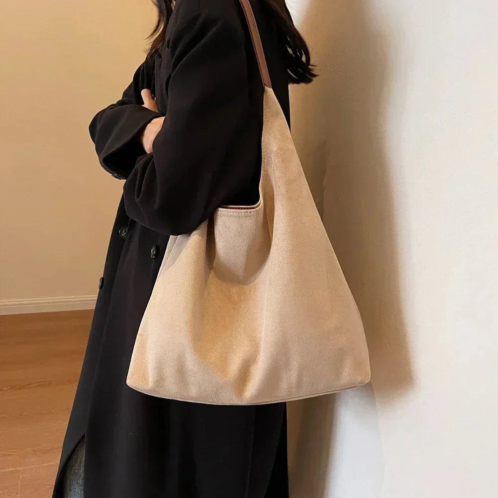 Edurano – Modern Mocka Tote - Väska för Vardag - Edurano