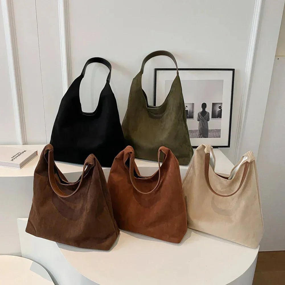 Edurano – Modern Mocka Tote - Väska för Vardag - Edurano