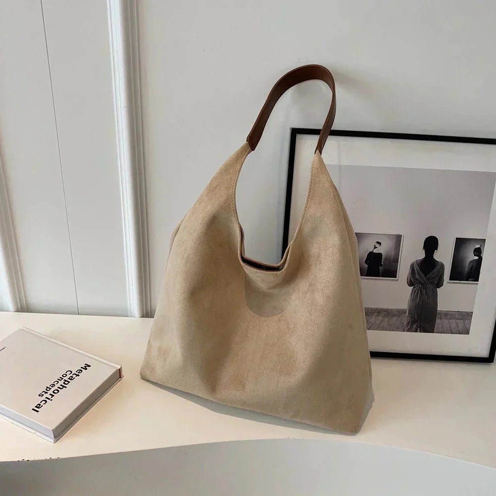 Edurano – Modern Mocka Tote - Väska för Vardag - Edurano