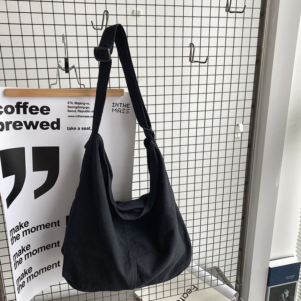 Edurano – Stilren oversize canvasväska - Edurano