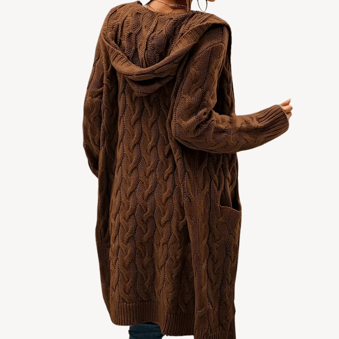 Kabelstickad Huvtröja | Edurano - Edurano