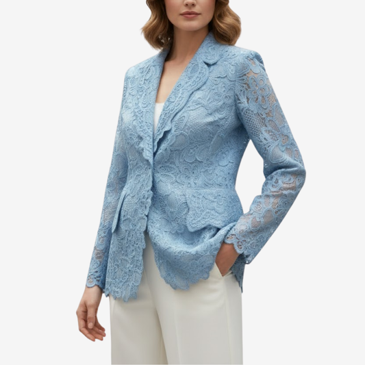 Spetsblazer med figurnära passform för kvinnor | Edurano
