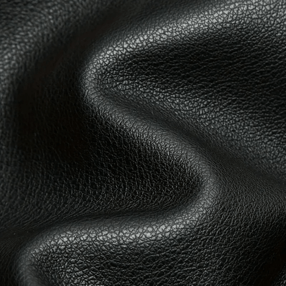 Bikerjacka i konstläder med dragkedjedetaljer | Edurano - Edurano