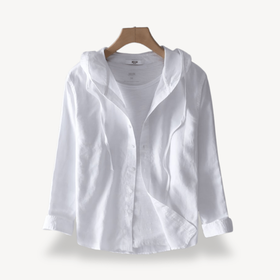 Blus med huva i mjukt tyg för kvinnor | Edurano - Edurano