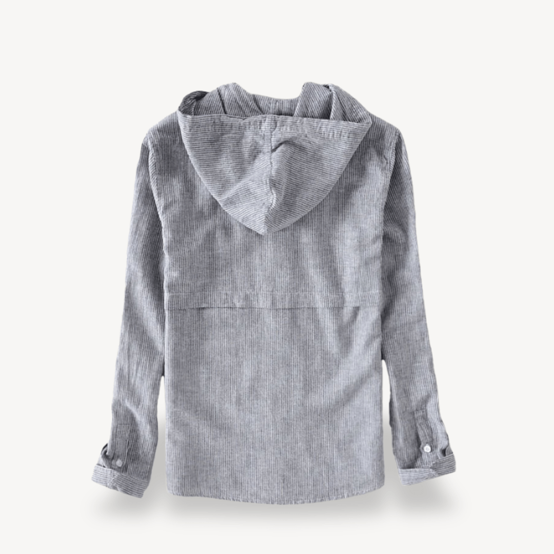 Blus med huva i mjukt tyg för kvinnor | Edurano - Edurano