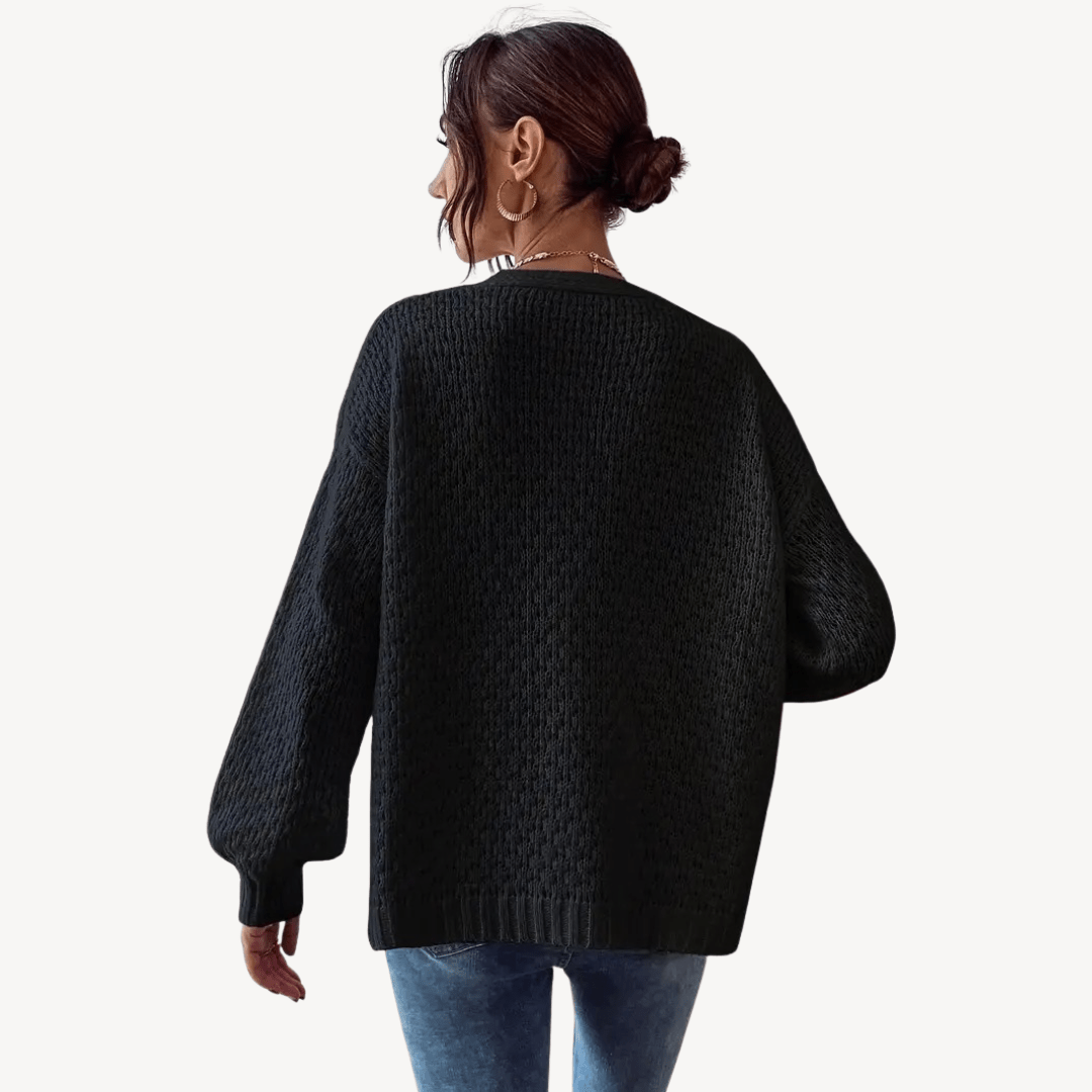 Broderad kofta med blommönster | Edurano - Edurano