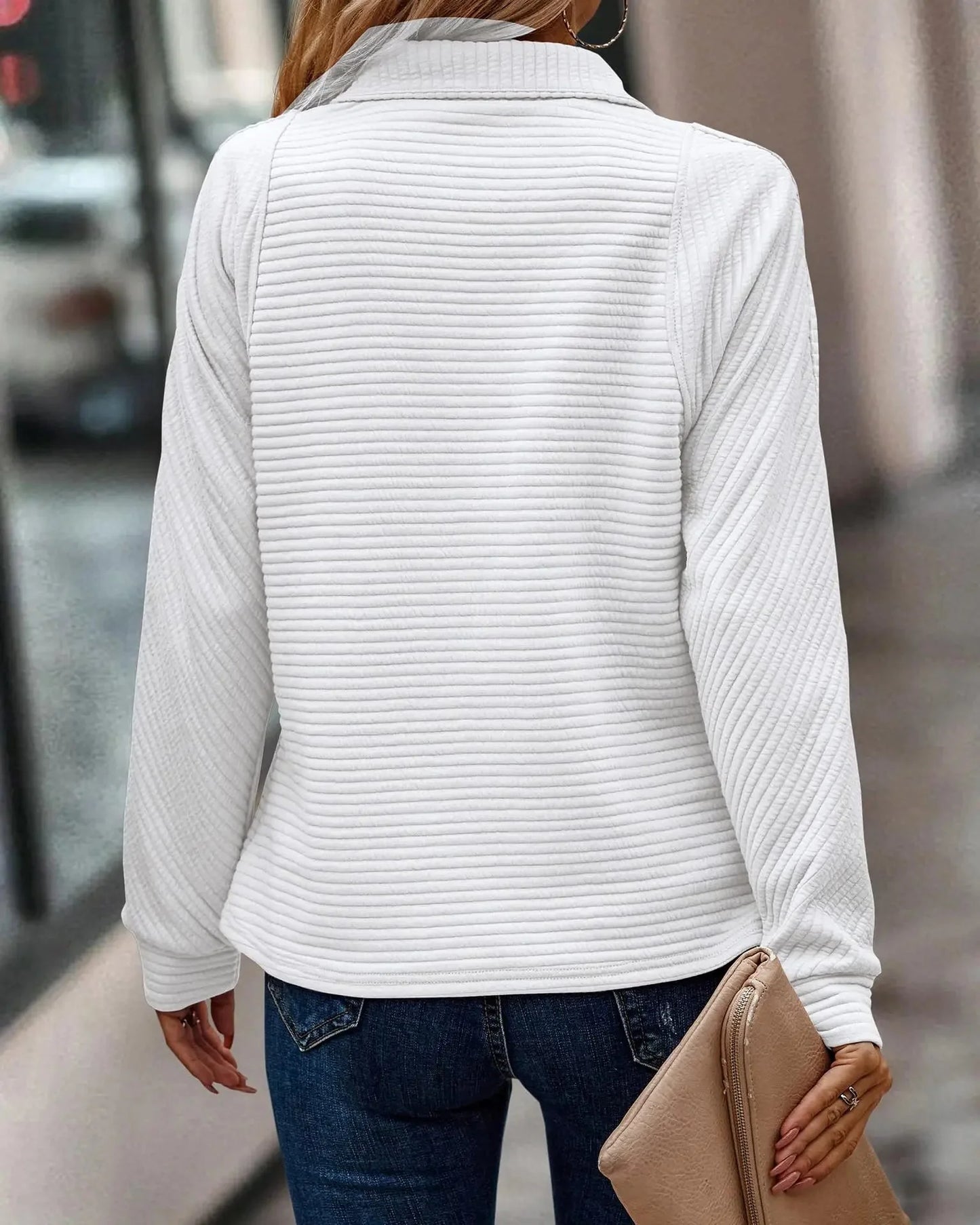 Edurano – Elegant Finstickad Tröja Tidlös Design - Edurano