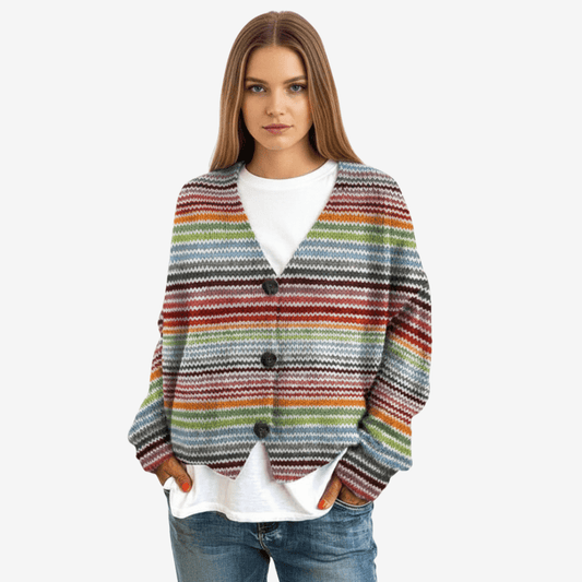 Edurano – Flerfärgad Damväst med Knäppning - Edurano