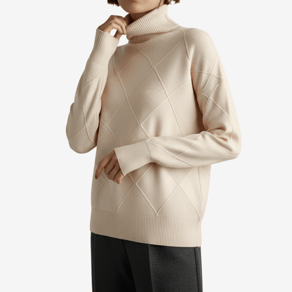 Edurano – Mjuk Kashmir Rullkragepullover - Edurano