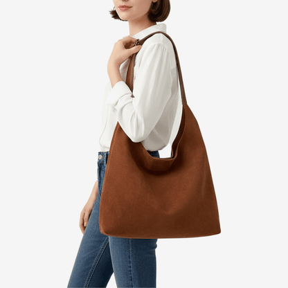 Edurano – Modern Mocka Tote - Väska för Vardag - Edurano