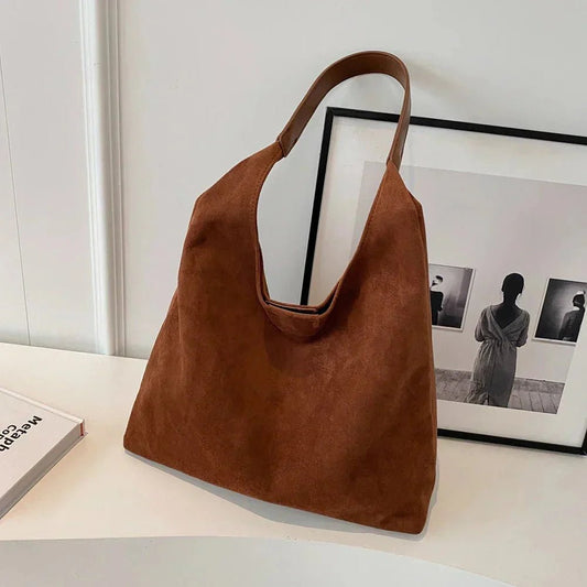 Edurano – Modern Mocka Tote - Väska för Vardag - Edurano