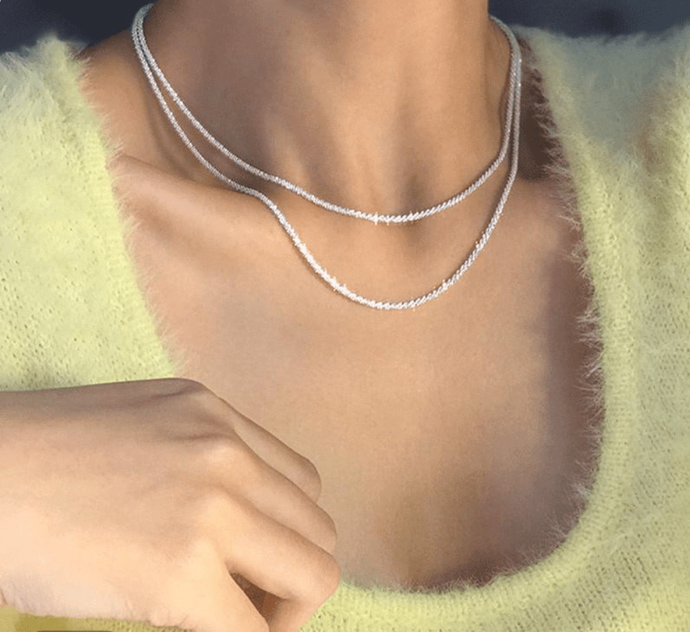 Edurano – Silverstjärna halsband set - Edurano