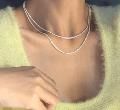 Edurano – Silverstjärna halsband set - Edurano