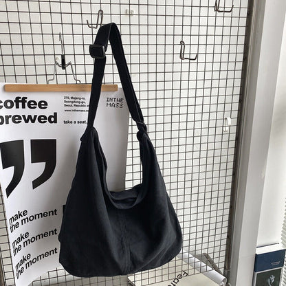 Edurano – Stilren oversize canvasväska - Edurano