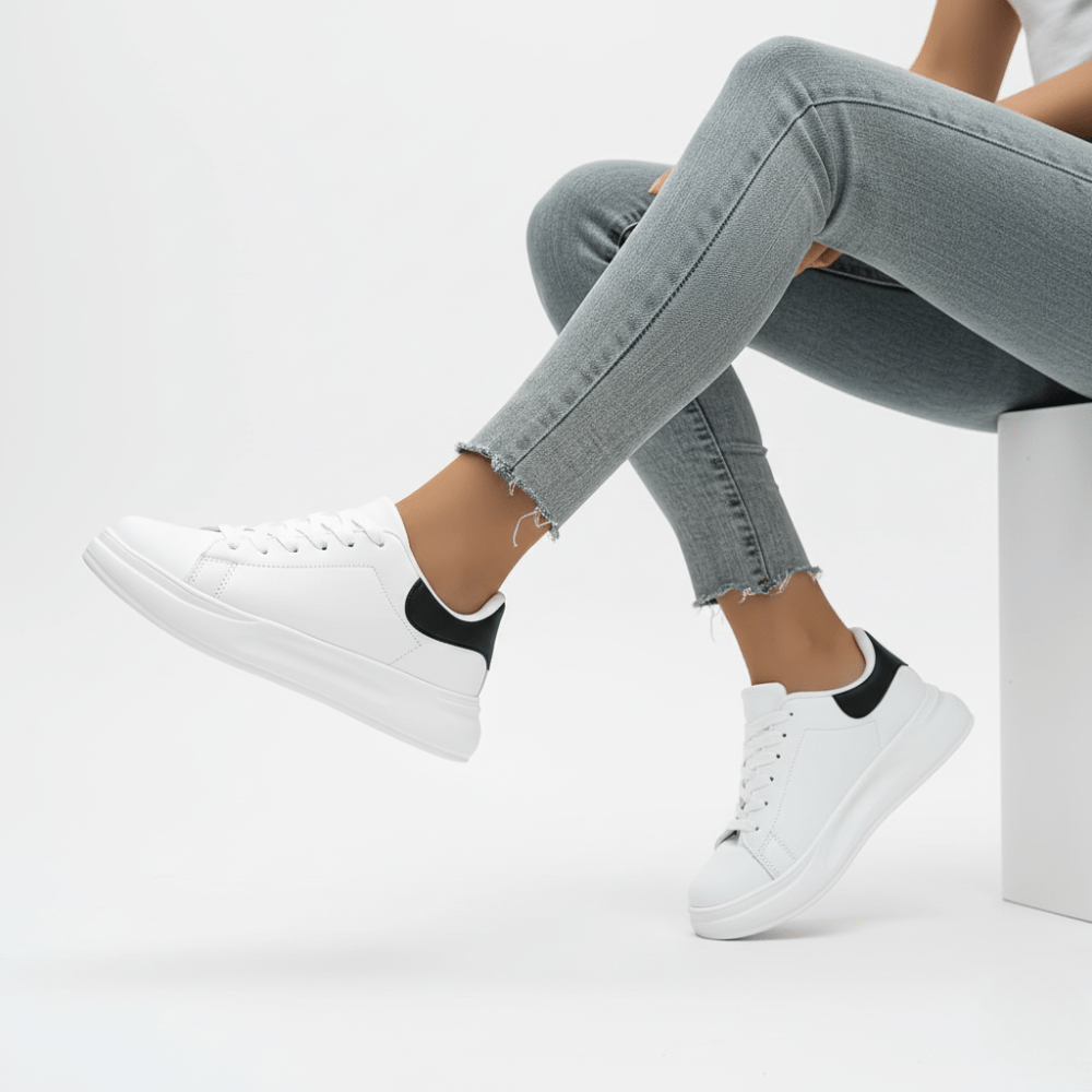 Edurano – Vita ortopediska damsneakers - Edurano