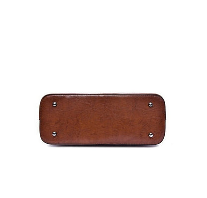 Handväska i veganskt läder med praktiska fack | Edurano - Edurano