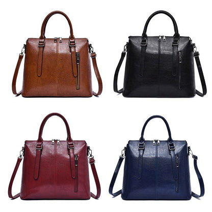 Handväska i veganskt läder med praktiska fack | Edurano - Edurano