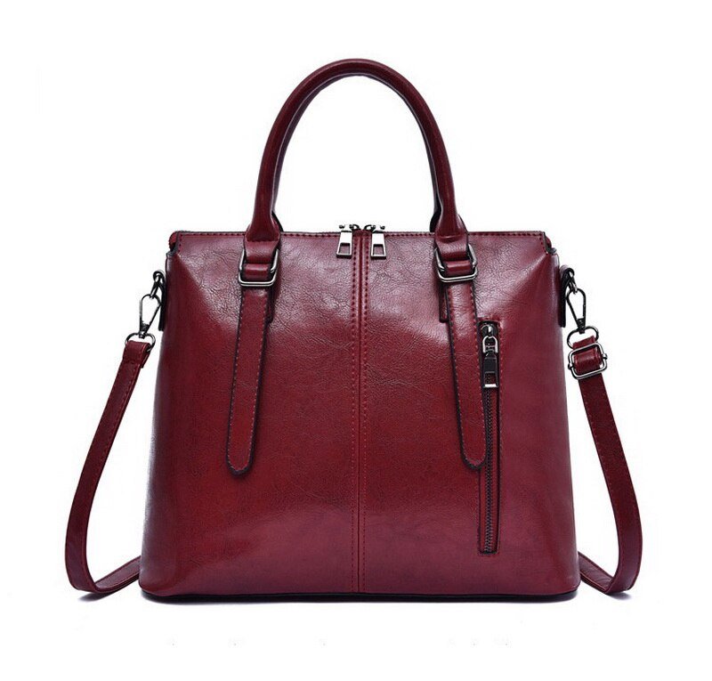 Handväska i veganskt läder med praktiska fack | Edurano - Edurano