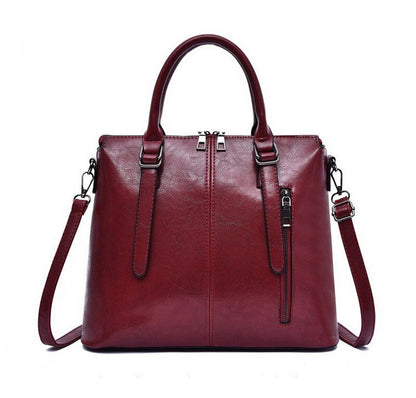 Handväska i veganskt läder med praktiska fack | Edurano - Edurano