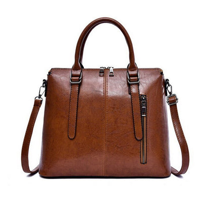 Handväska i veganskt läder med praktiska fack | Edurano - Edurano