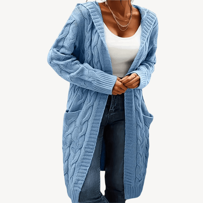 Kabelstickad Huvtröja | Edurano - Edurano