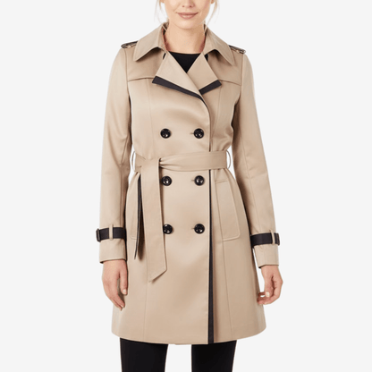 Lång kappa i elegant modell för kvinnor | Edurano - Edurano