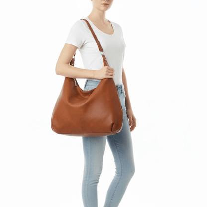 Toteväska i veganskt läder med mjuk form | Edurano - Edurano