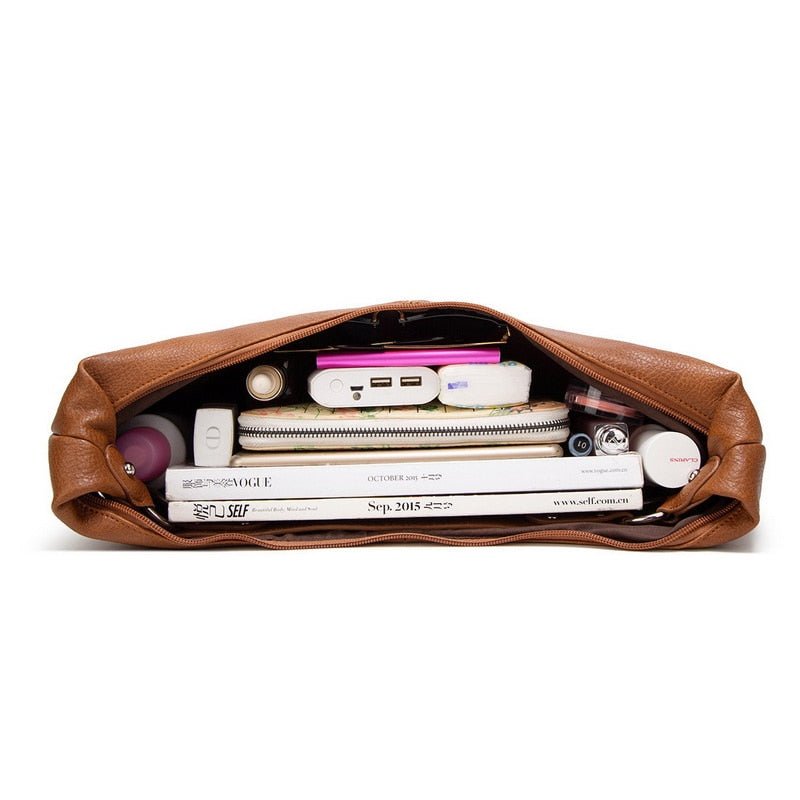 Toteväska i veganskt läder med mjuk form | Edurano - Edurano