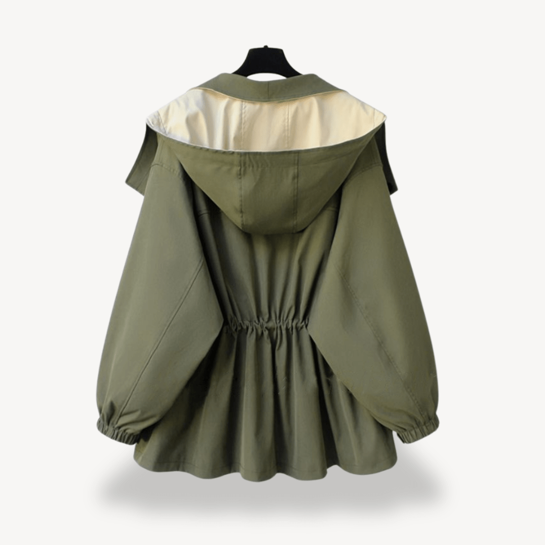 Trenchcoat med färgblock för kvinnor | Edurano - Edurano