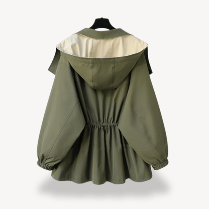 Trenchcoat med färgblock för kvinnor | Edurano - Edurano