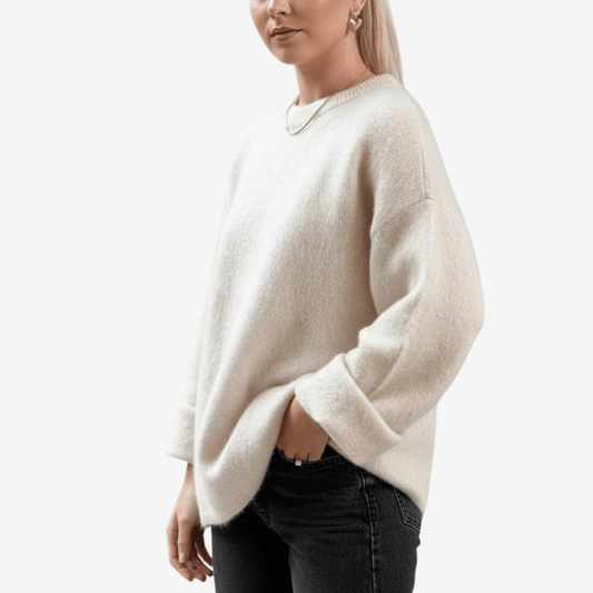 Tröja i mjukt tyg med elegant passform för kvinnor | Edurano - Edurano