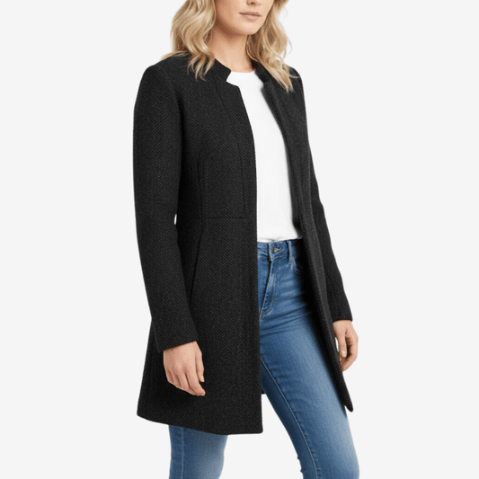 Tweedjacka med figursydd passform för kvinnor | Edurano - Edurano