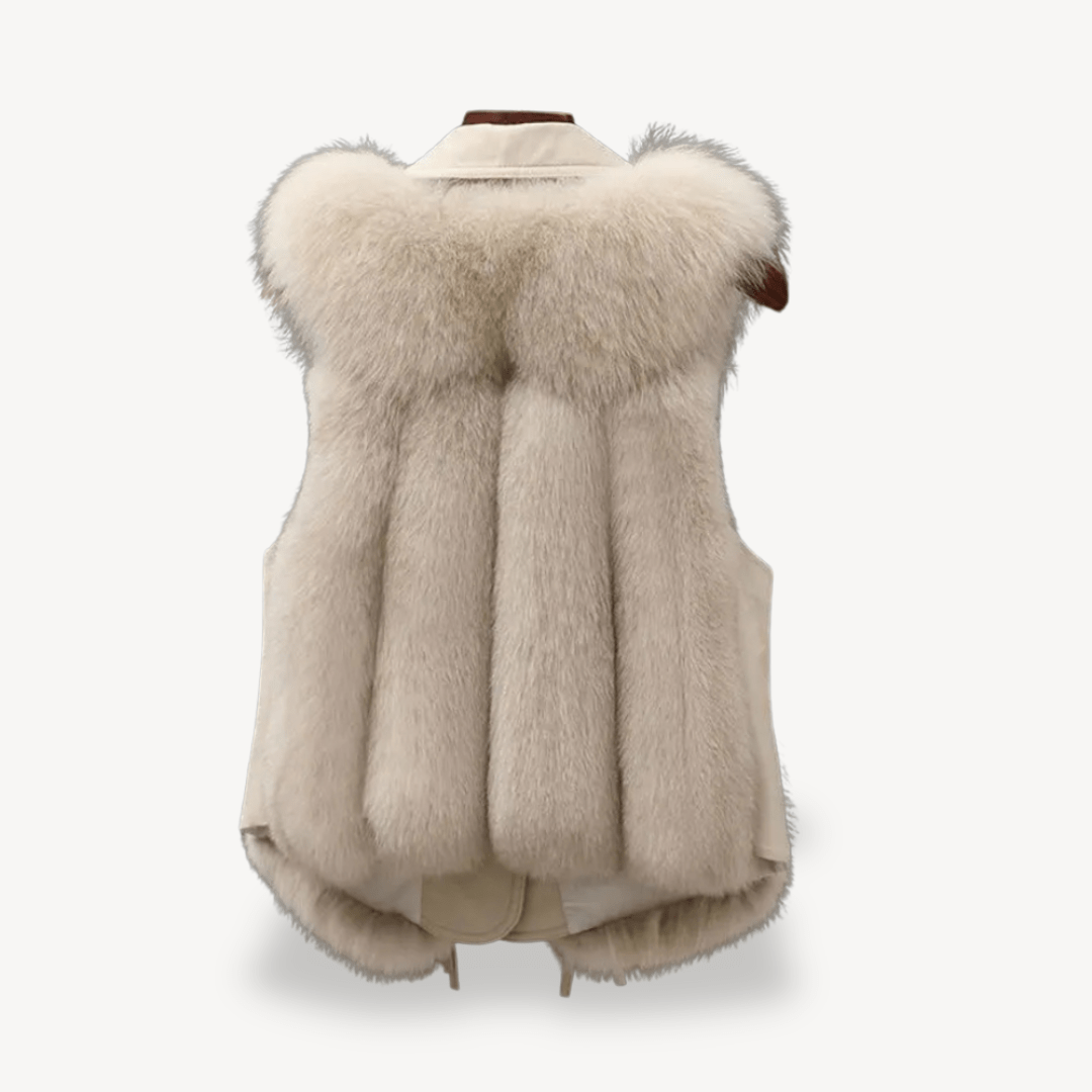 Väst med mjukt fuskpälsfoder | Edurano - Edurano