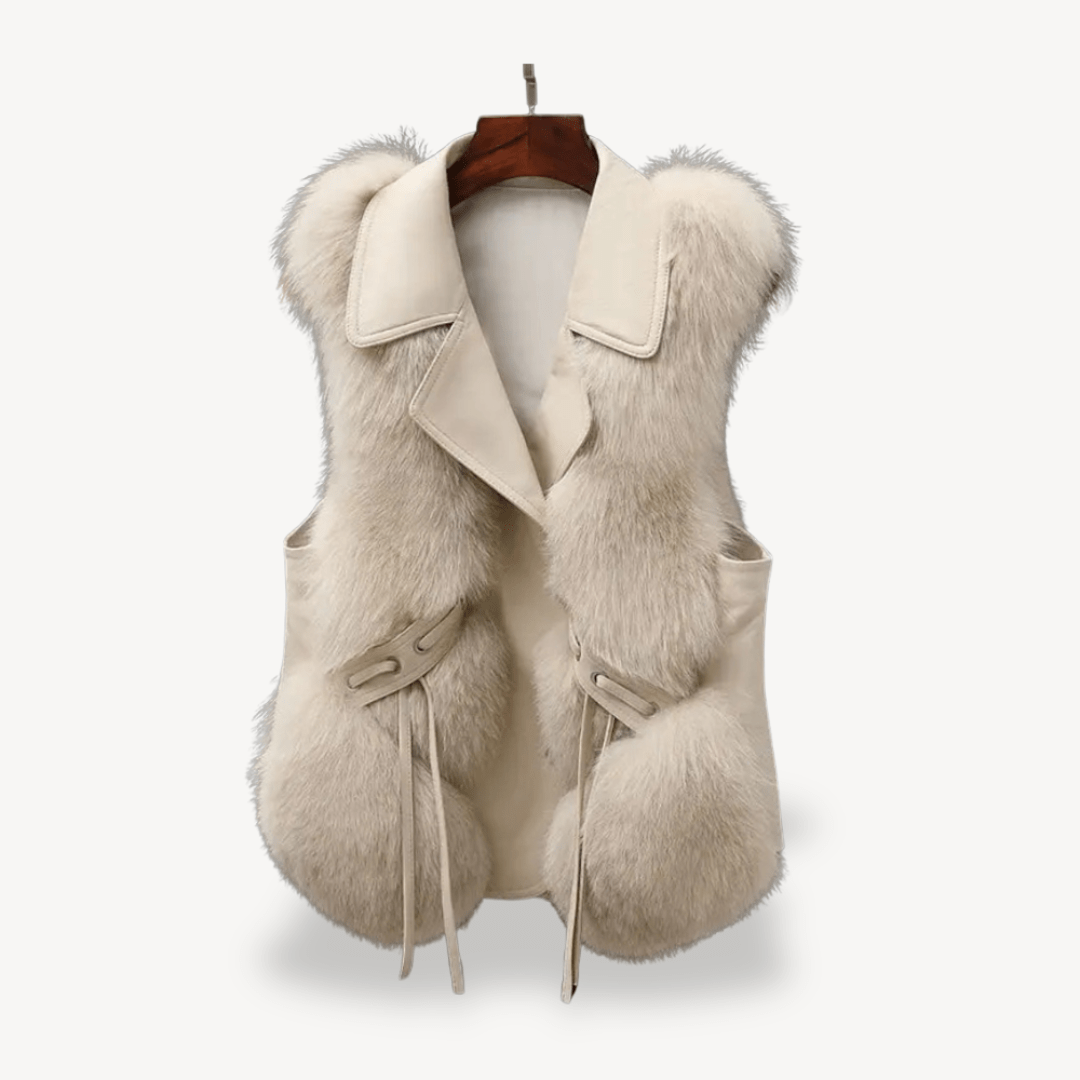 Väst med mjukt fuskpälsfoder | Edurano - Edurano